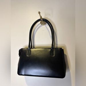 GFF Italian Leather Purse in Black